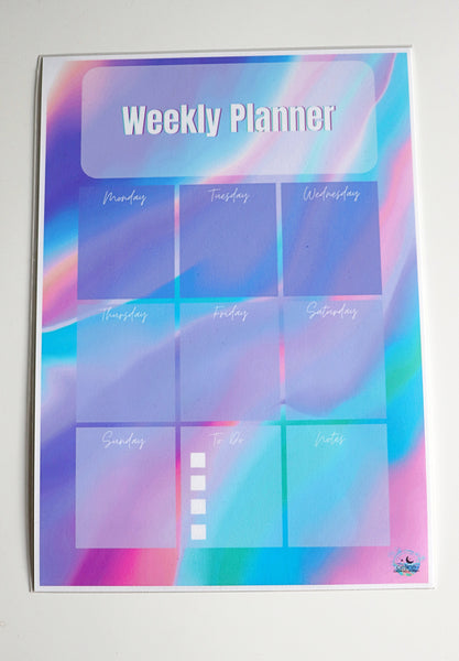 Weekly Planner Réutilisable